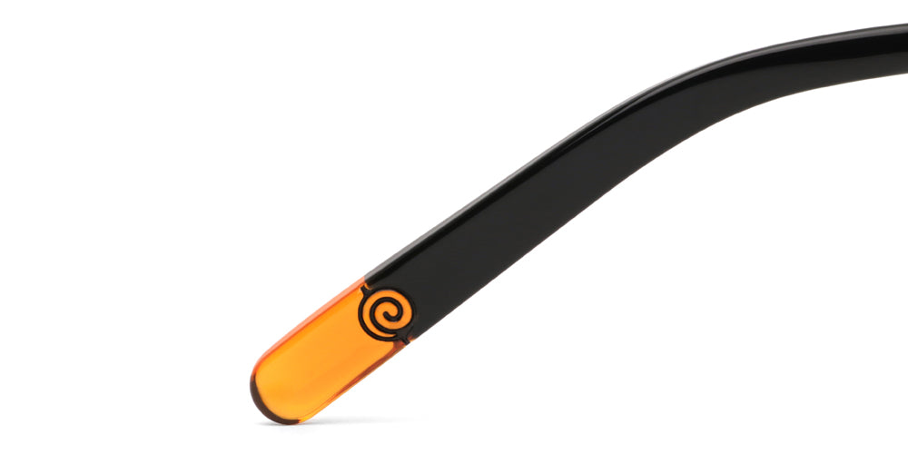 JINS x NARUTO Anime Naruto Model 2 Black Eyeglasses - Perfect for Cosplay, Anime Conventions & Daily Wear