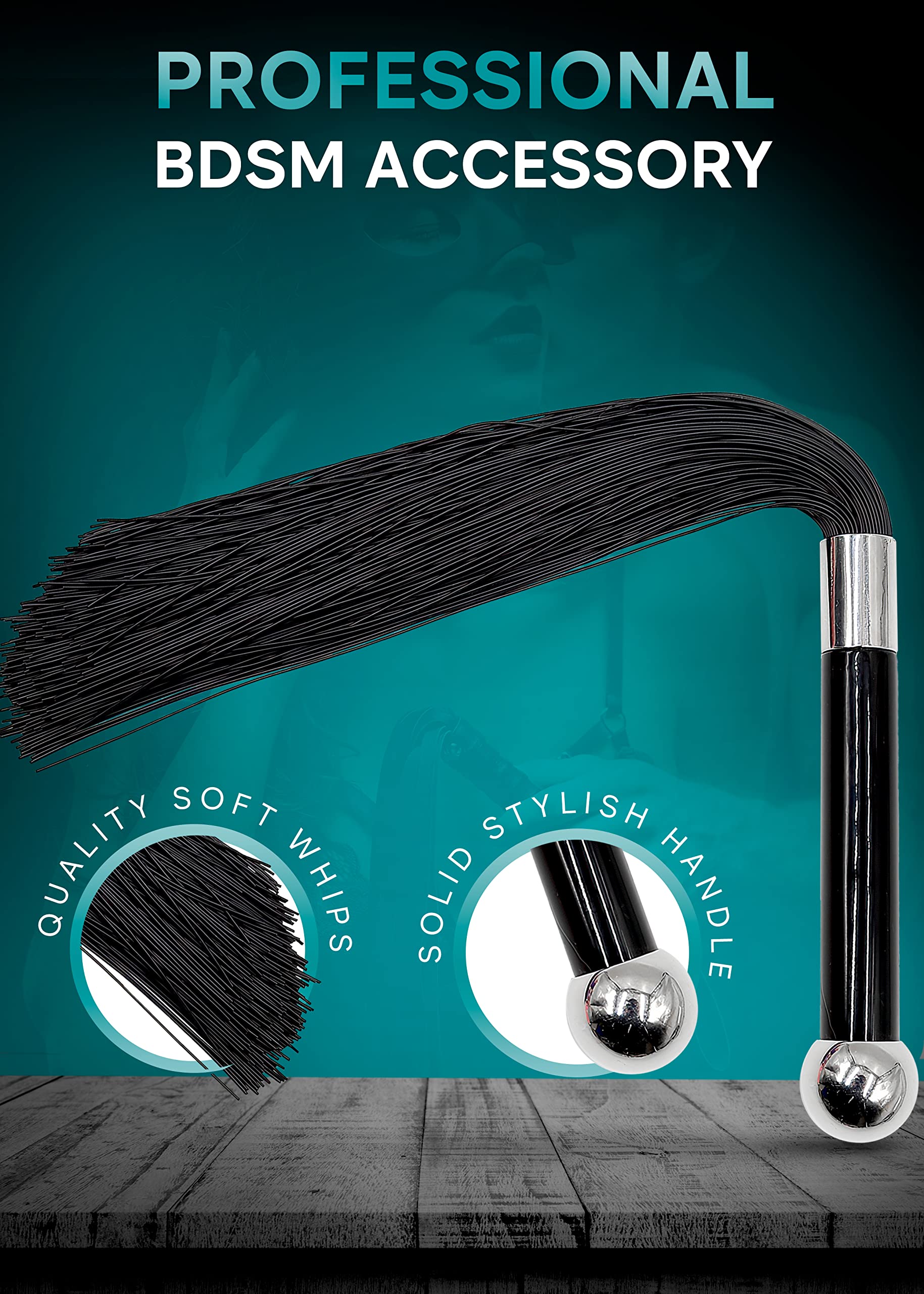 Premium Soft BDSM Whip Dildo - Flogger Spanking Paddle for Sensual Play - Adult Sex Toy for Couples, Anal Play & Cosplay - Enhance Your Bedroom Experience