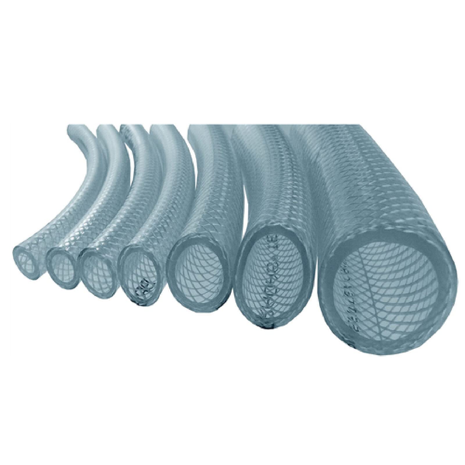 Braided PVC Pipe - Flexible Clean Water Hose, PVC Reinforced Hose, Non-Hard Anti-Freeze Pipe (3 Meters) for Garden Irrigation, Home Plumbing & Outdoor Watering