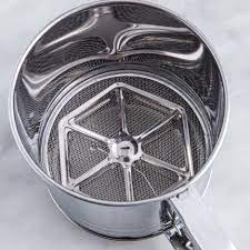 Classic CUSINA 247S Flour Sifter & Rotating Strainer - Perfect for Baking, Cooking, and Kitchen Prep