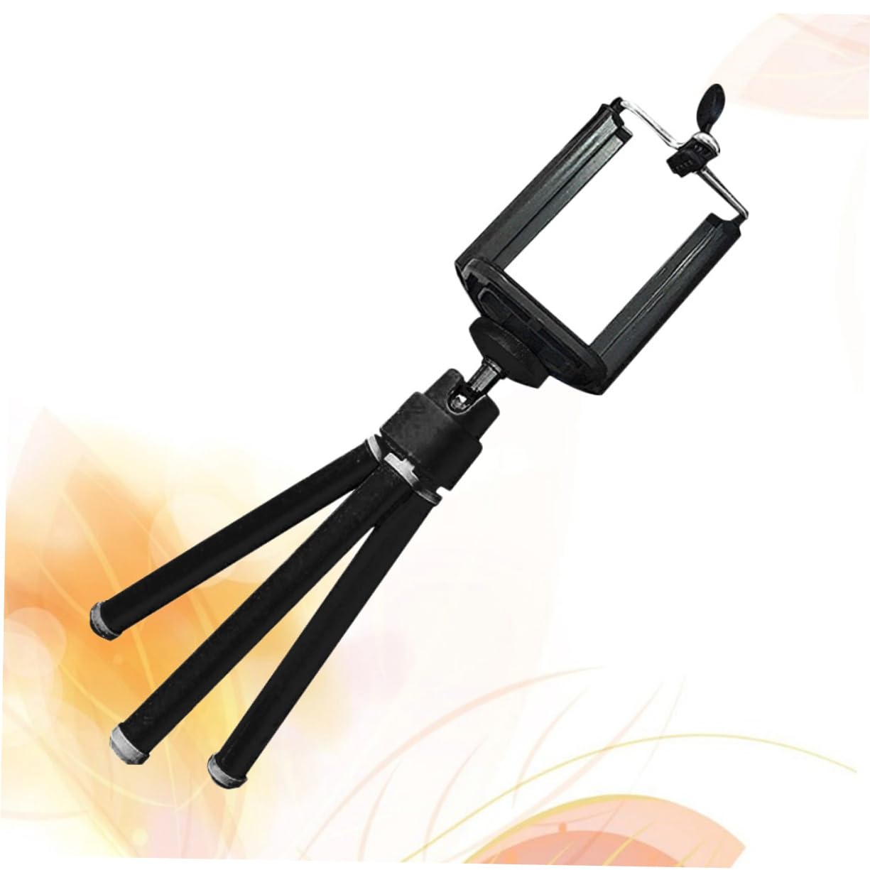 DOITOOL 2-Section Lightweight Compact Phone Tripod Stand - Adjustable Desktop Tripod for iPhone, Android, Samsung Smartphones - Perfect for Vlogging, Live Streaming, Photography & Video Recording