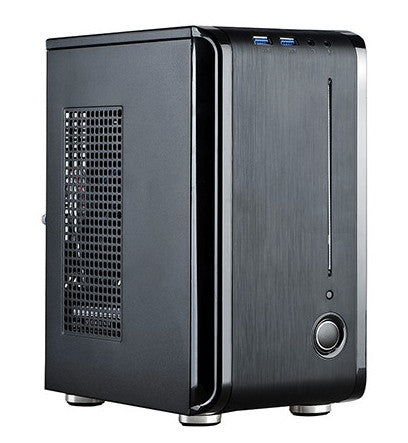 Spire Powercube 502 Mini Case Black #SPM502B - 300W PFC 2U3 Computer Case with Power Supply | Compact PC Build for Home Office & Gaming