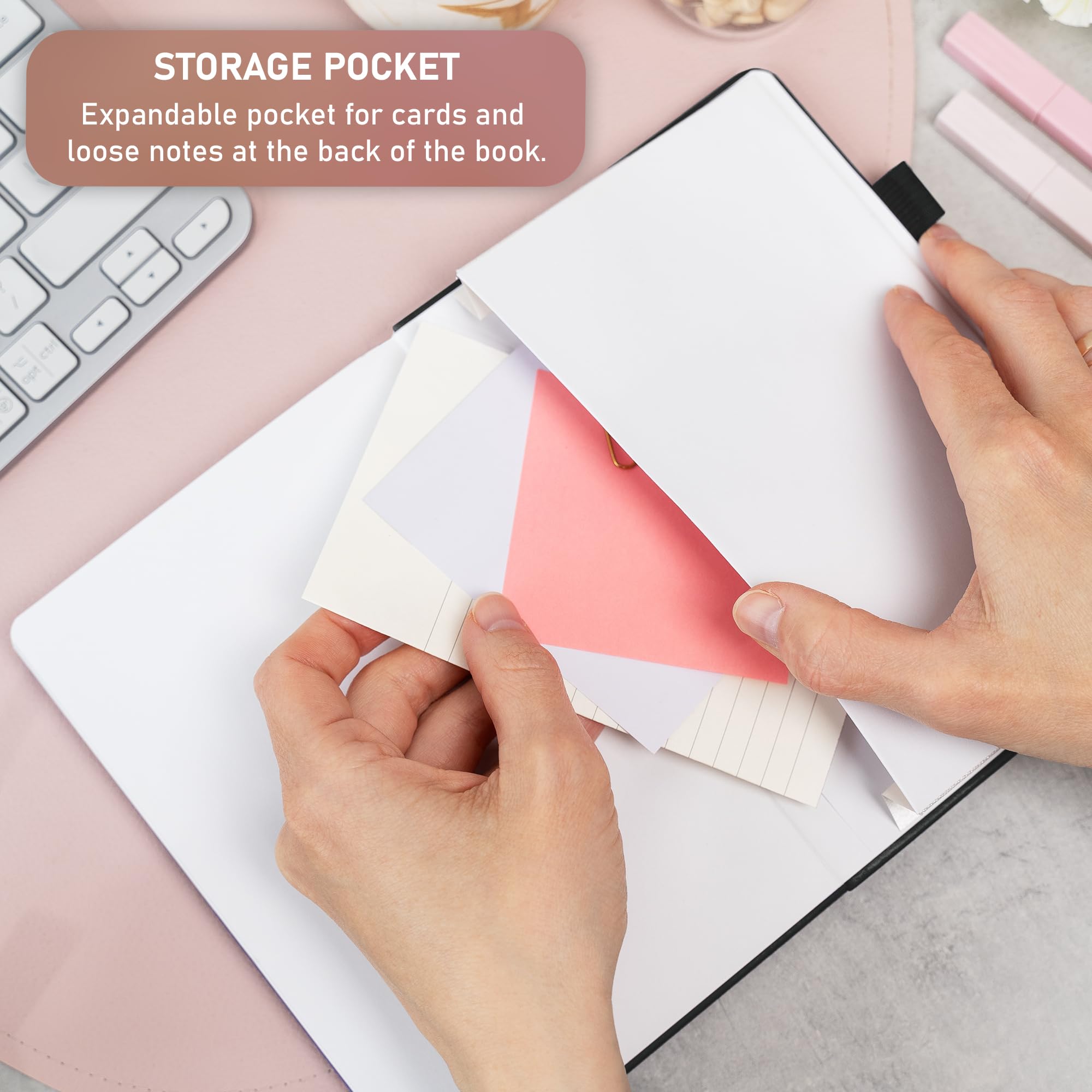 GoGirl Password Organizer with Alphabetical Tabs - Internet Address & Password Logbook for Secure Online Account Management, Medium Size 5.3