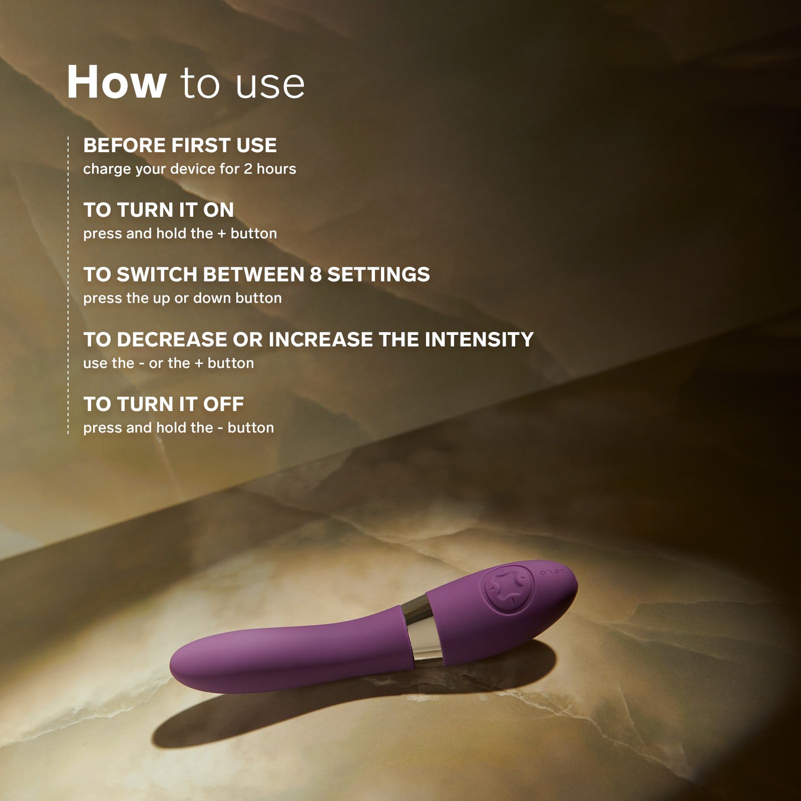 LELO Elise 2 G Spot Vibrator - Dual Motor Waterproof Sex Toy for Women - Powerful Clitoral & G-Spot Stimulation - Perfect for Solo Play & Couples Intimacy - Luxury Plum Purple Adult Toy