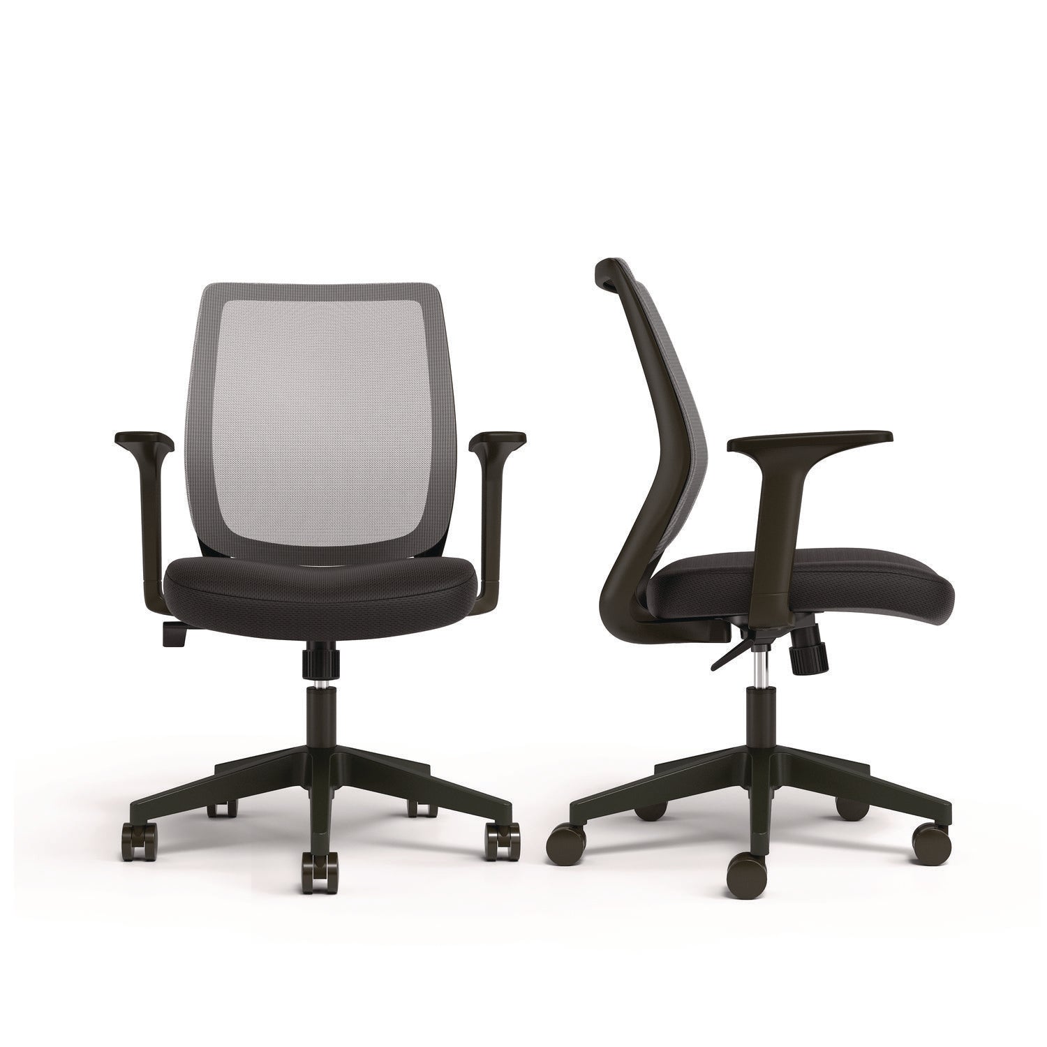 Alera Wessex Ergonomic Fabric Mesh Swivel Task Chair - Adjustable Height (17.09