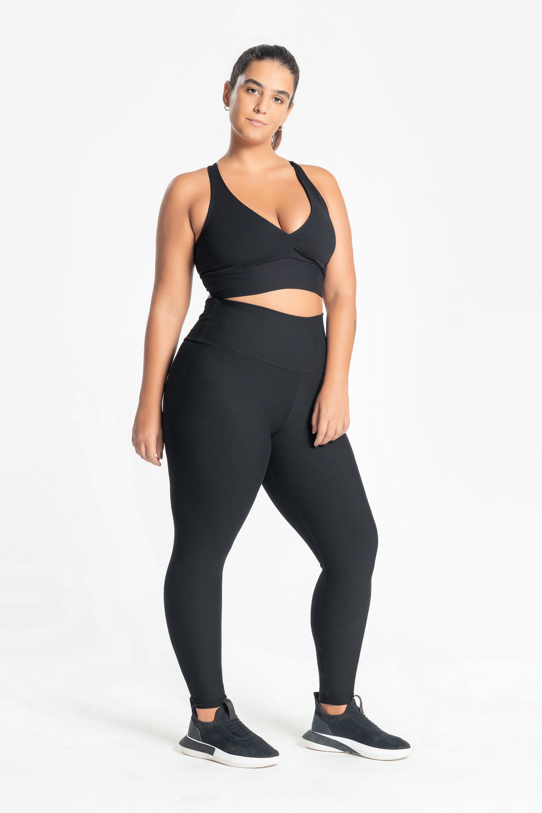 High-Waisted Essential Active Tights for Women - Comfortable Workout Leggings for Yoga, Running & Gym - Live!+ Fitness Collection