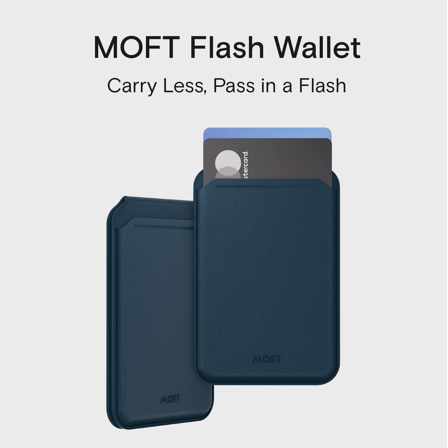 MOFT MagSafe Wallet Card Holder for iPhone 16/15/14/13/12 - Slim Magnetic Wallet with ID Window | Holds 1-2 Cards | Adjustable Stand for Phone & Credit Cards | Perfect for Travel, Work & Everyday Use