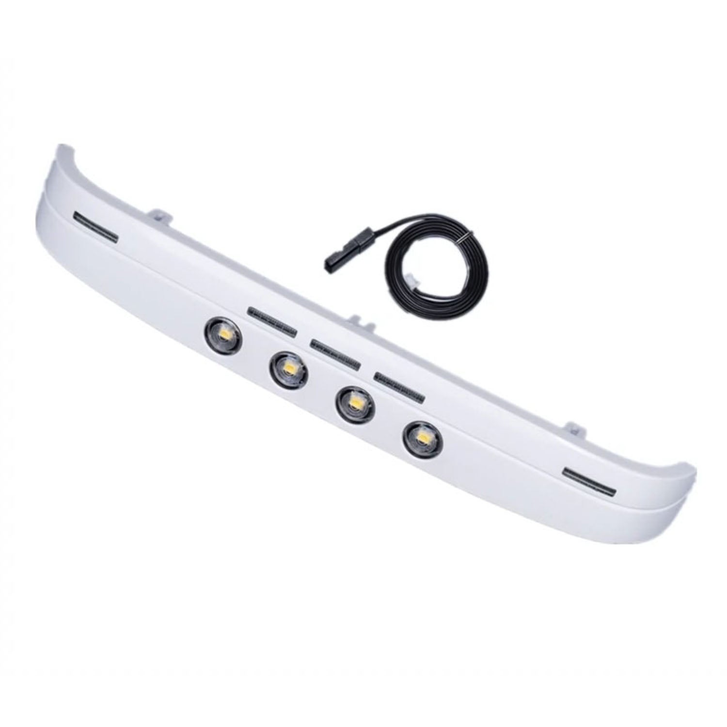 1/14 Scale Tamiya SC 770S 6X4 4X2 RC Truck Upgrade - 5x 9V LED Light Plastic Sun Visor for 56373 Model | Perfect for Night Driving & Realistic RC Tractor Truck Simulation