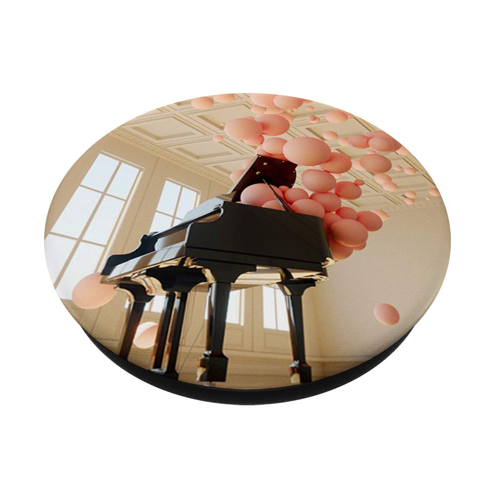 Piano Player Lover Gift - Swappable PopGrip for Phones & Tablets | Perfect for Pianists, Music Teachers & Musicians | Ideal for Piano Practice & Performances