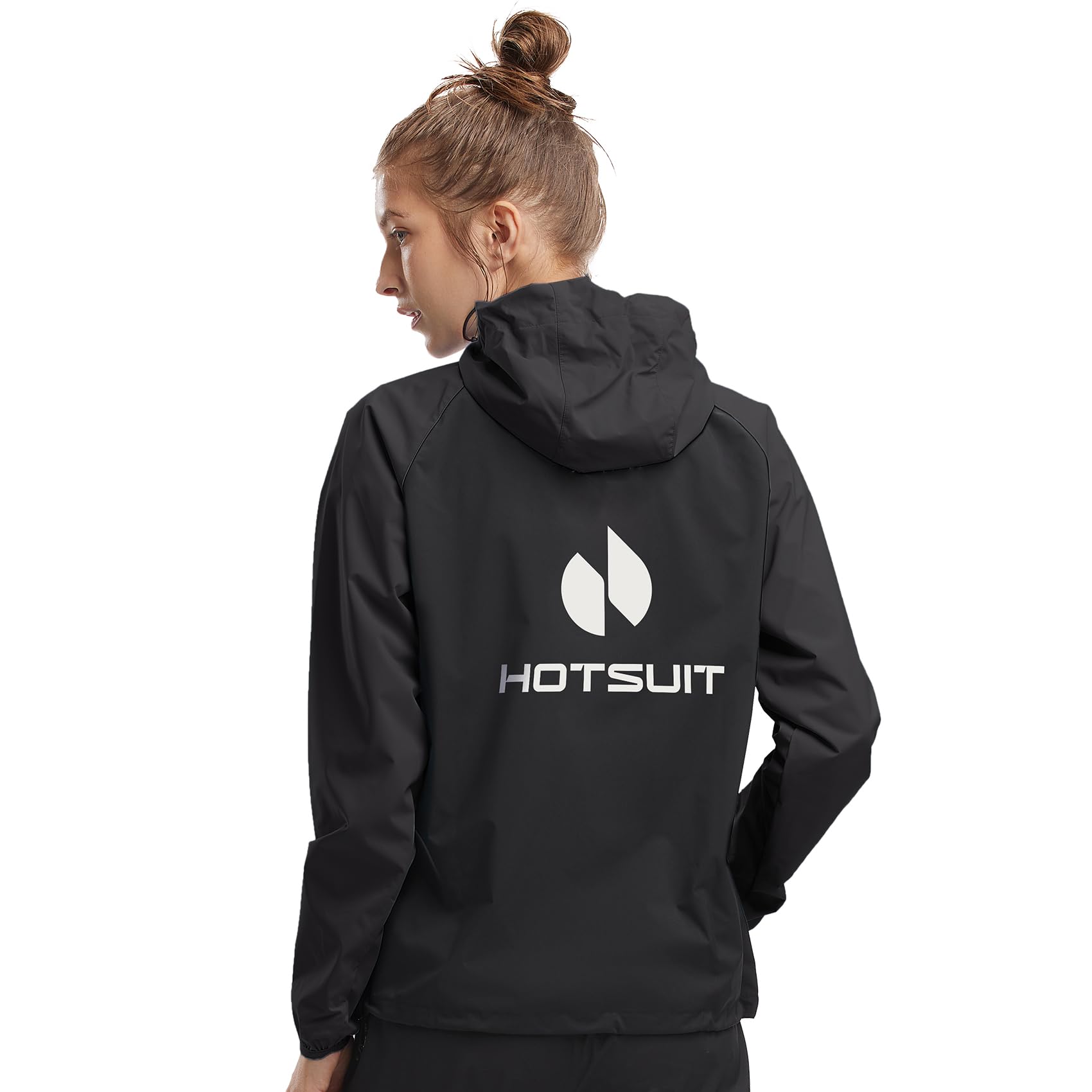 HOTSUIT Sauna Suit for Women - Weight Loss Workout Jacket with Hood | Sweat Suit for Boxing, Gym & Fitness Training | Perfect for Home Exercise, Running & Sauna Sessions