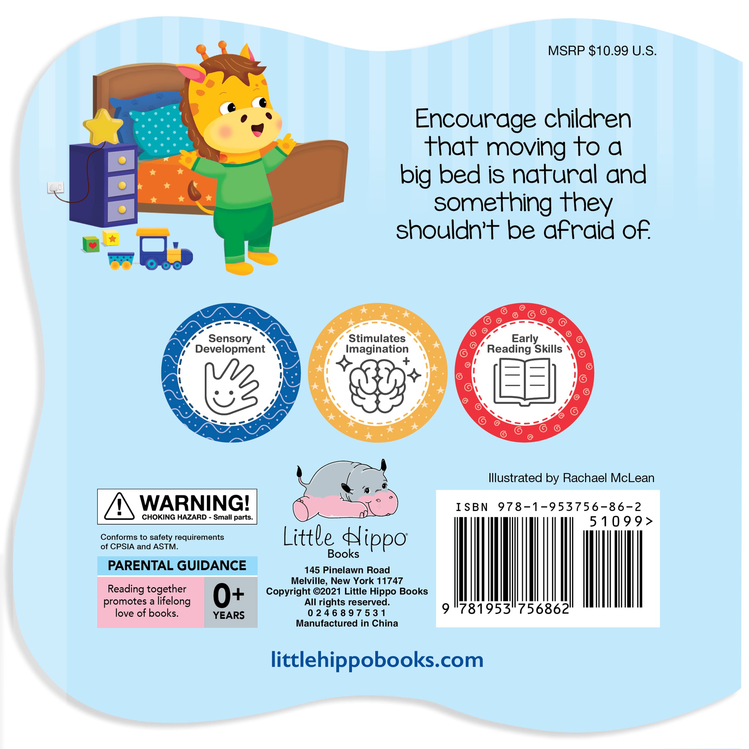 My Big Bed - Touch and Feel Sensory Board Book for Toddlers - Interactive Early Learning Book for Bedtime & Playtime