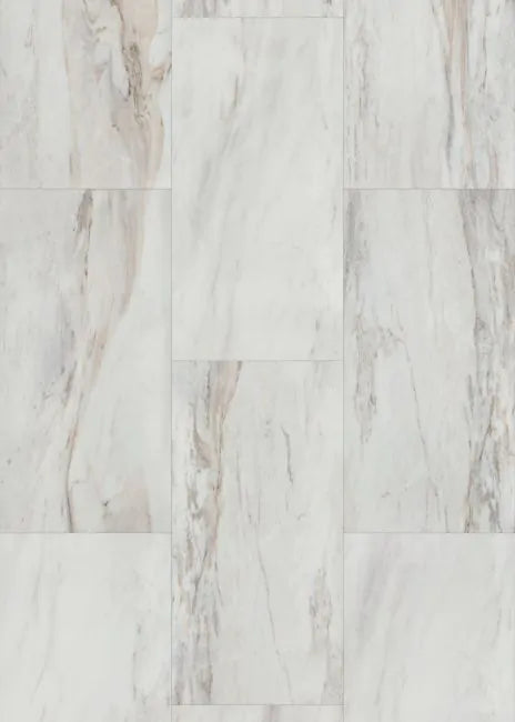 Coretec Plus Sonia Marble 12x24 Luxury Vinyl Tile - Waterproof Flooring for Kitchen, Bathroom & Basement