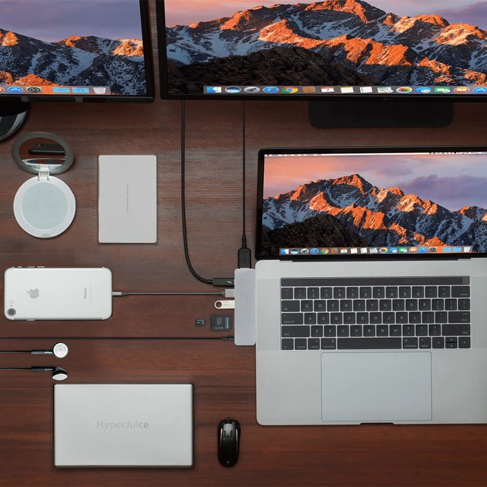 7-in-1 USB C Hub with 4K HDMI for MacBook - Expand Connectivity for Work, Travel & Home Office