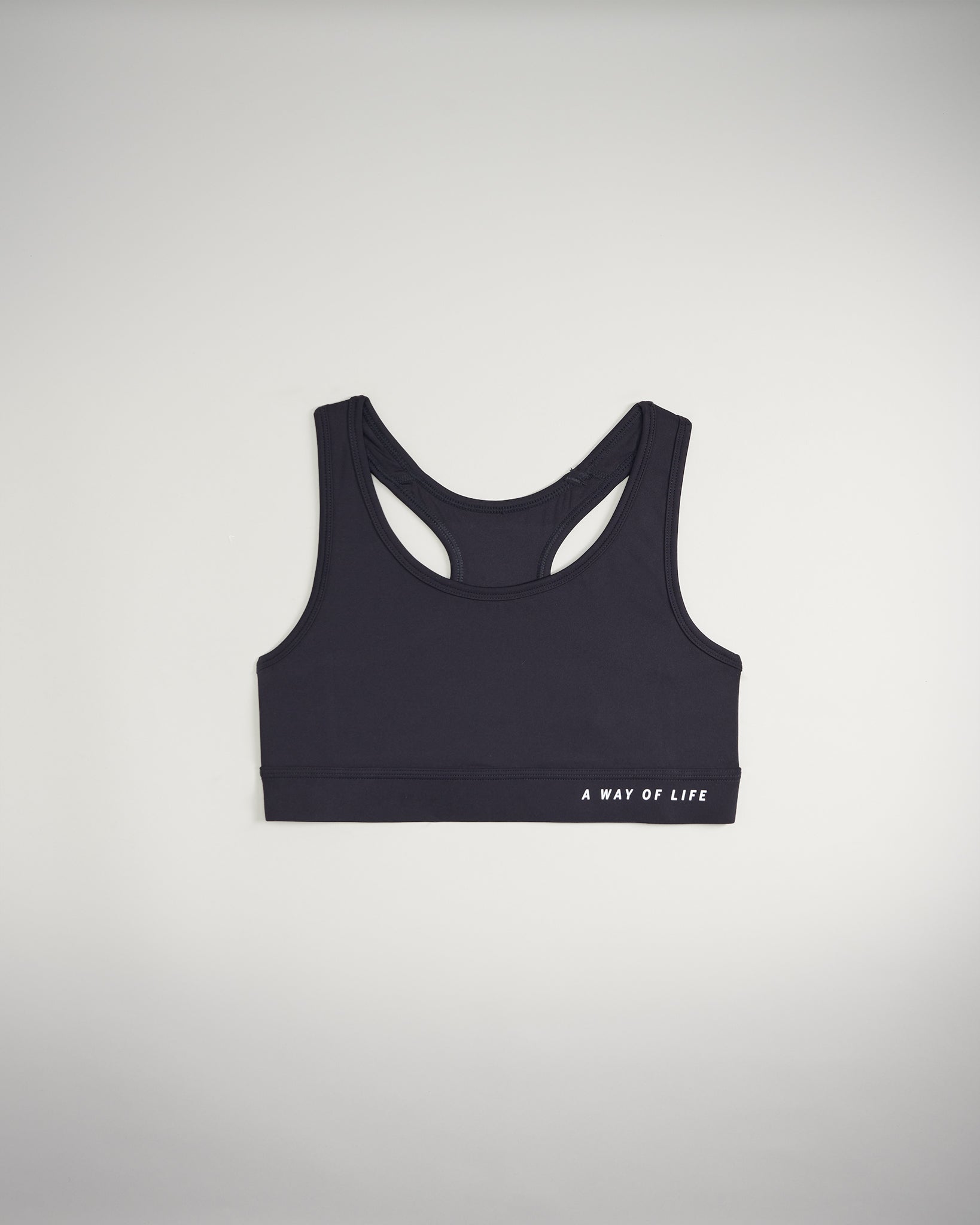 RUDIS Women's High Impact Sports Bra - Breathable Workout Top for Running, Yoga & Gym - Black