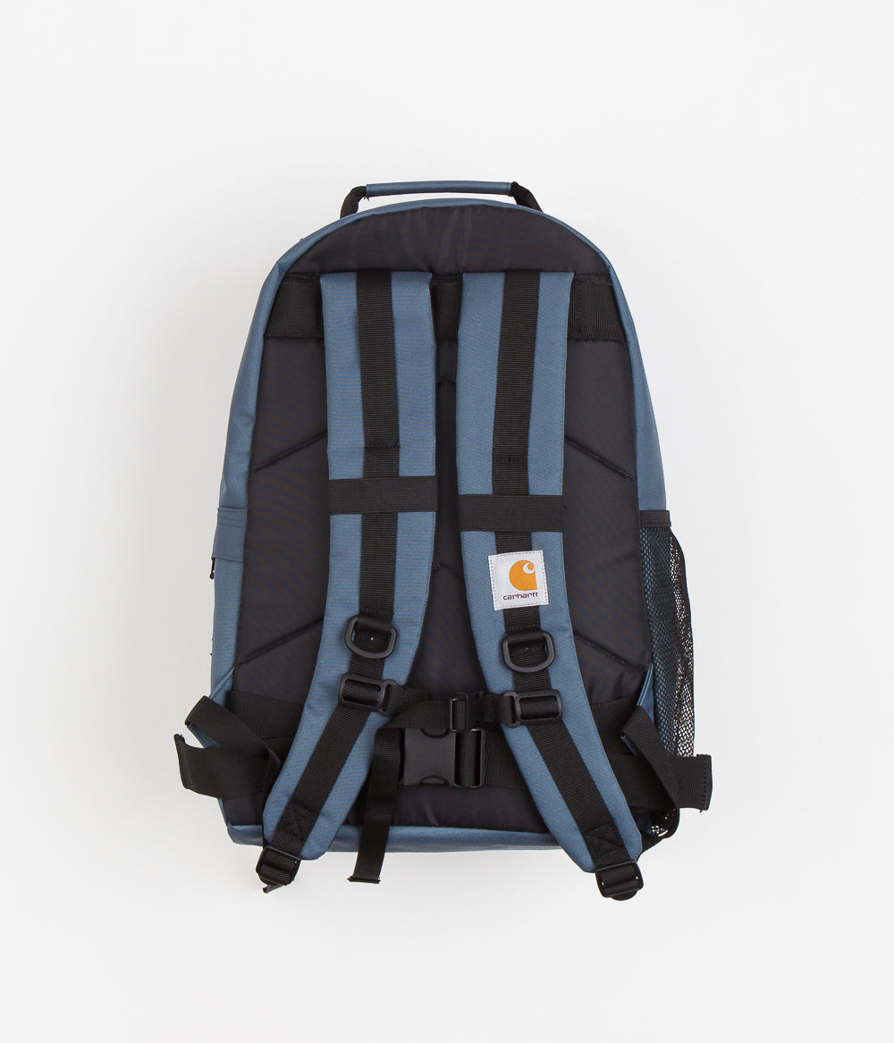 Carhartt Kickflip Backpack - Durable Storm Blue Laptop Backpack for Work, School & Outdoor Adventures | Water-Resistant Daypack for Men & Women