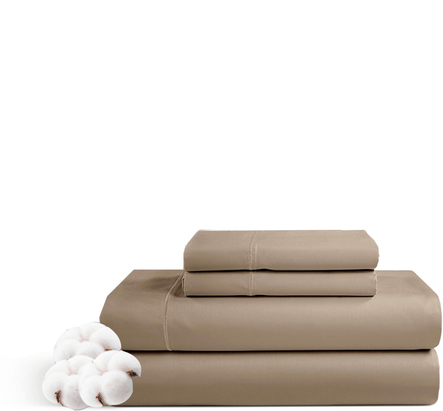 Luxury 100% Egyptian Cotton 4-Piece Full XXL Sheet Set - 800 Thread Count Deep Pocket (7-9