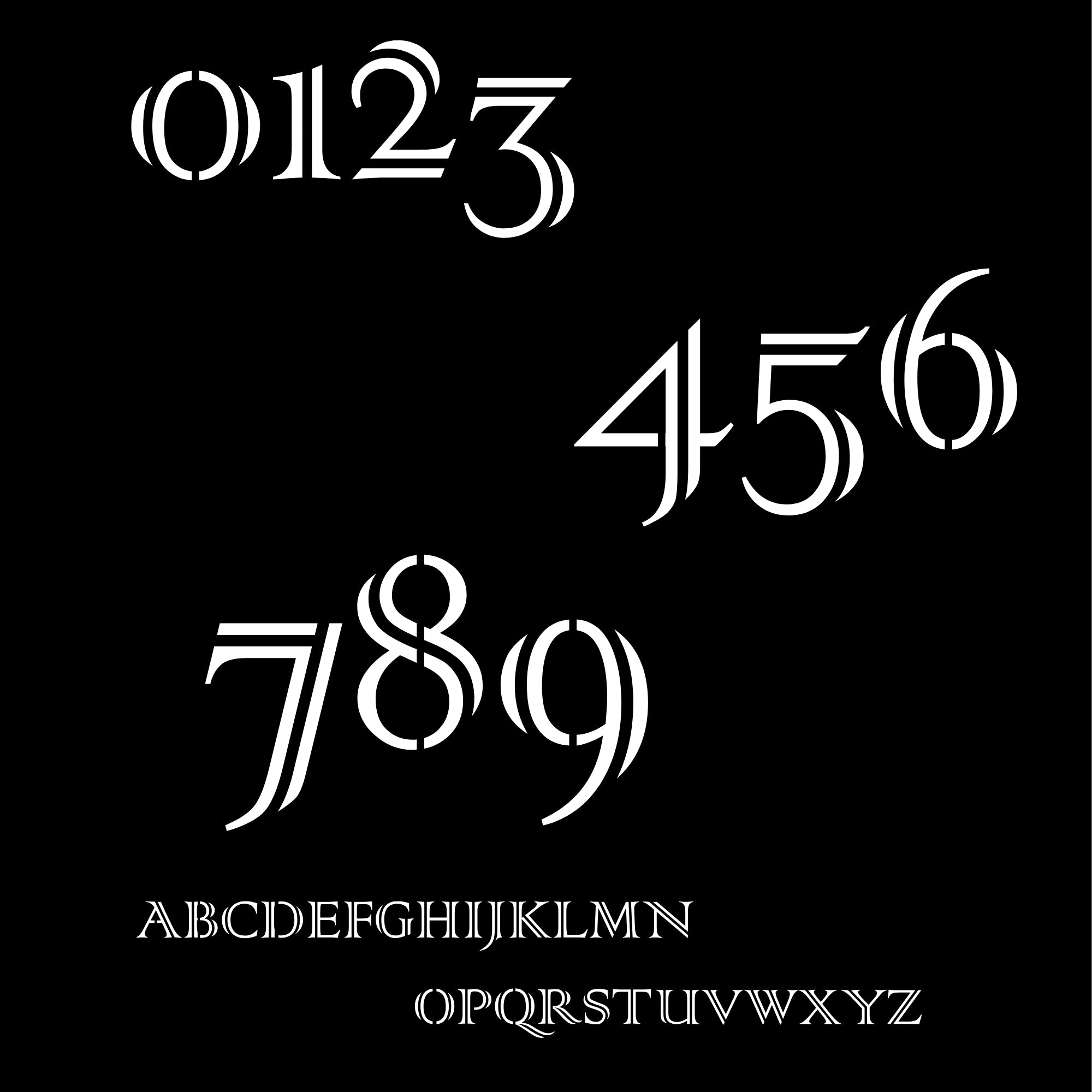 Modern Vertical Mailbox Numbers - Sleek Address Plaques for House & Apartment - Perfect for Curb Appeal & Home Security