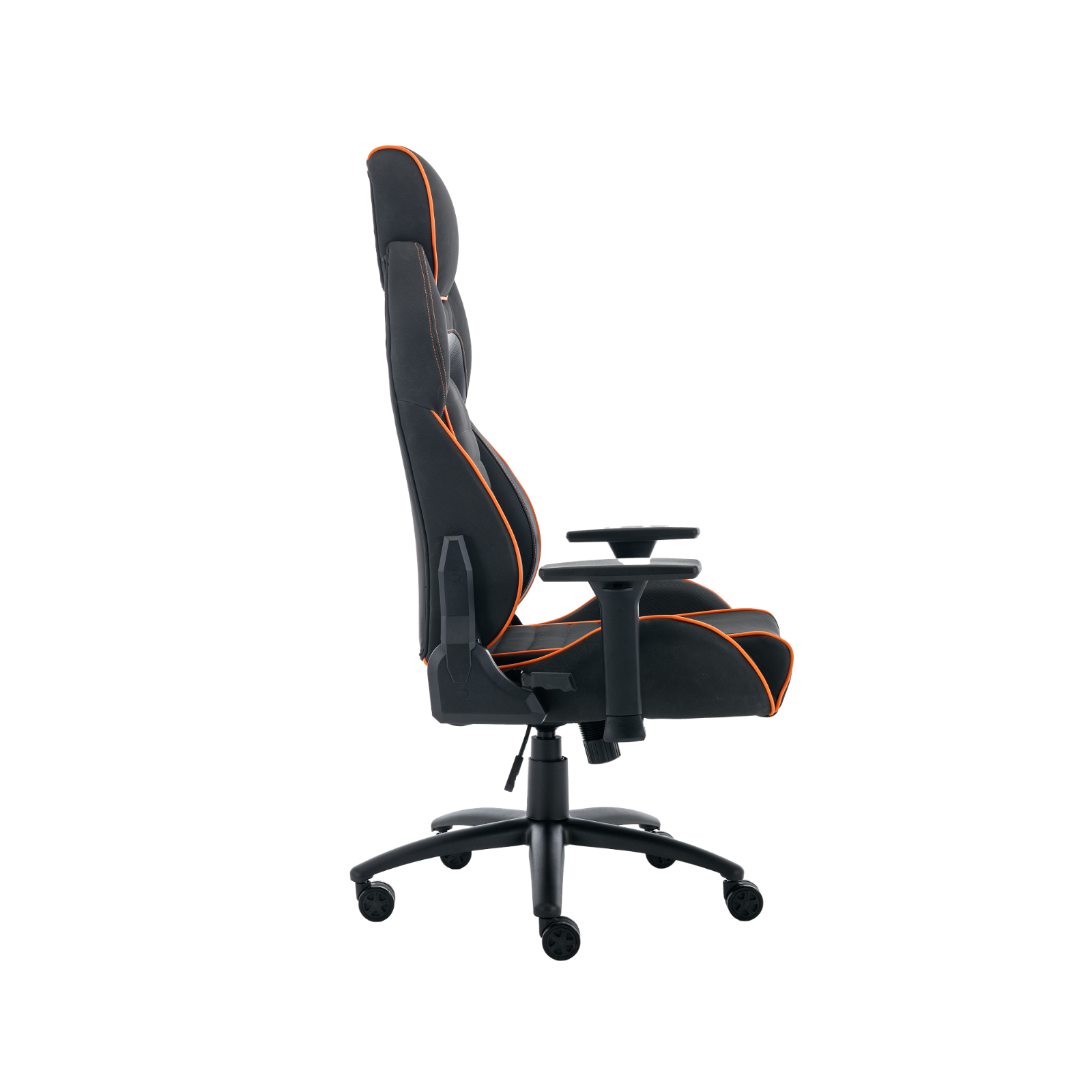 Premium Ergonomic Gaming & Office Chair with Adjustable Armrests - Black & Orange by Tauris - Perfect for Long Work Hours & Intense Gaming Sessions