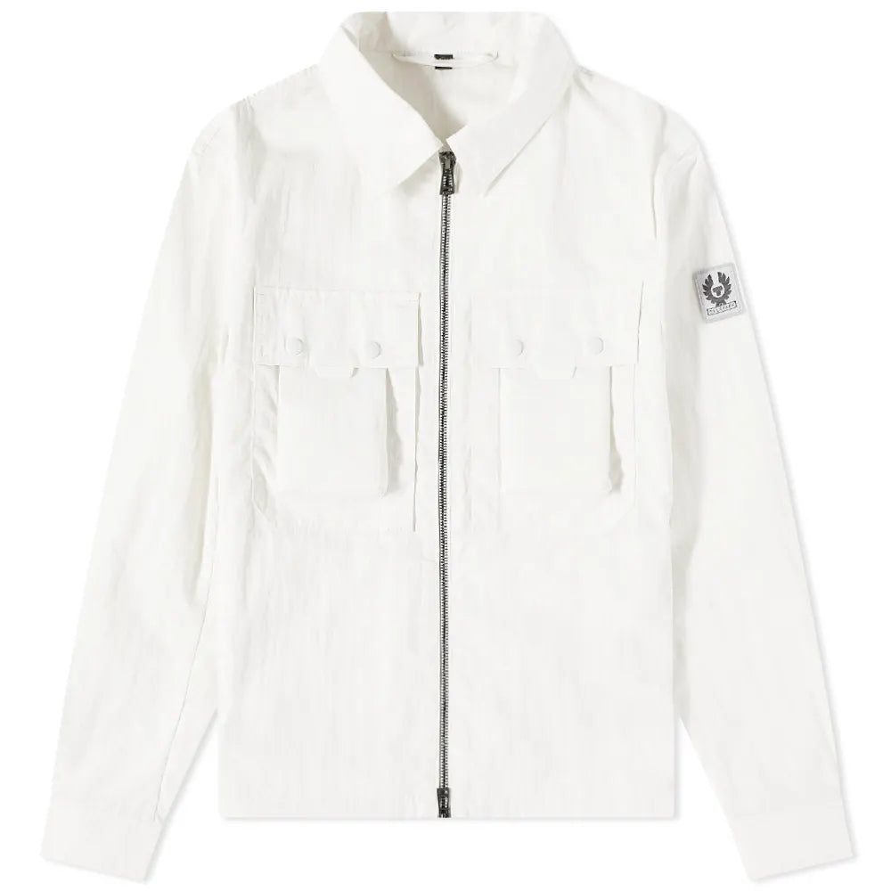 Belstaff Men's Technical Overshirt Jacket - Waterproof Windbreaker for Outdoor Hiking & Urban Commuting