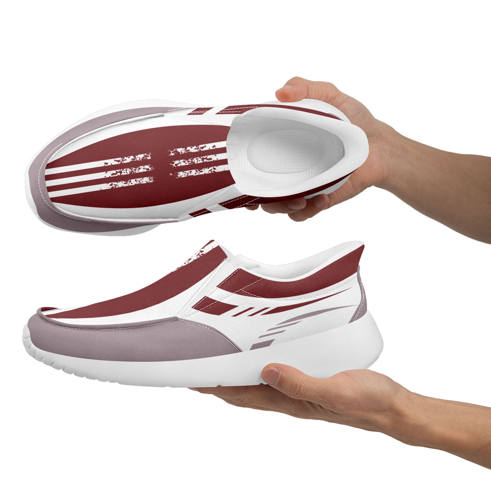 Custom Corporate Sneakers - Slip On Personalized Business Shoes for Men & Women - FN067 E023045 - Perfect for Office, Casual Wear & Corporate Gifts
