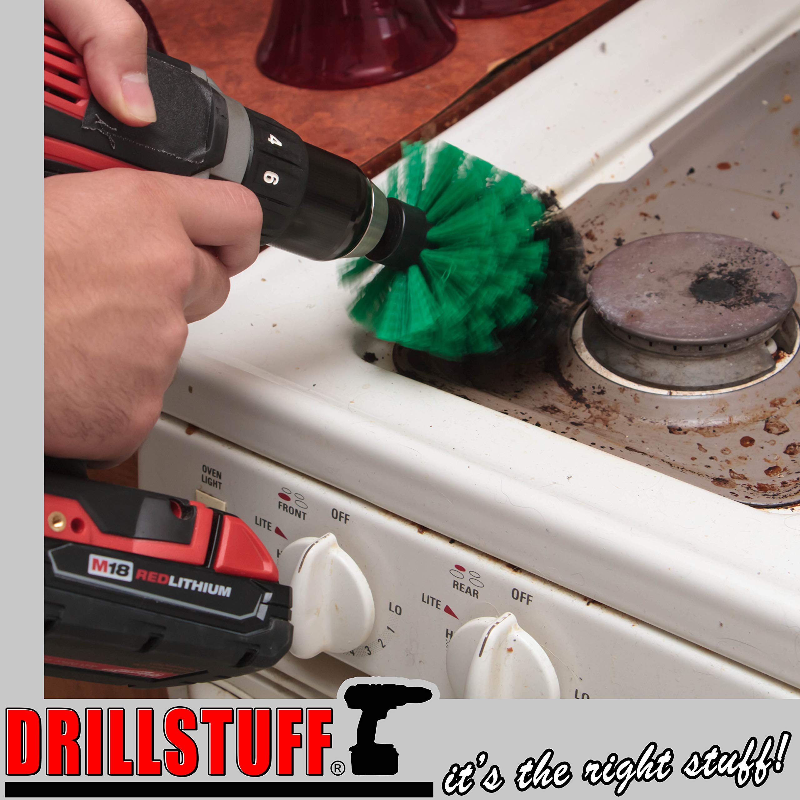 Kitchen Cleaning Brush Set for Sink, Stove & Pans - Home Use