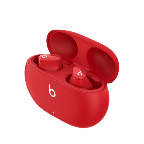 Beats Studio Buds True Wireless Earbuds with Active Noise Cancellation (ANC) - Red | Sweatproof Bluetooth Earphones for Workouts, Commuting & Travel