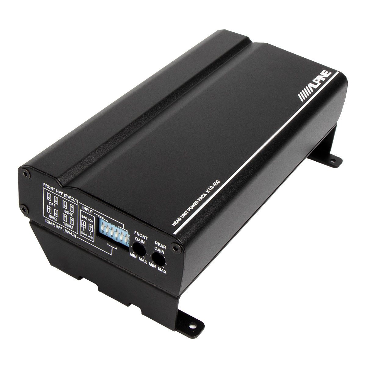 Alpine KTA-450 4-Channel Car Amplifier - High Power Audio System for Cars, Trucks & SUVs | Perfect for Upgrading Your Vehicle's Sound System