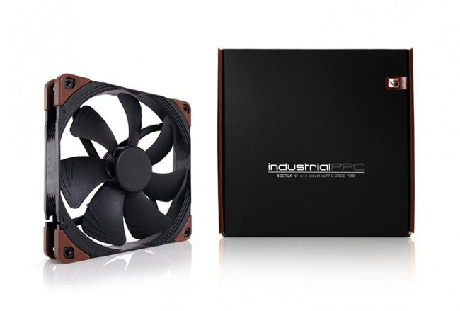 Noctua NF-A14 Industrial PPC 140mm PWM Fan - IP52 Rated - High Performance Cooling for PC, Workstation & Server - Heavy Duty, Water & Dust Resistant