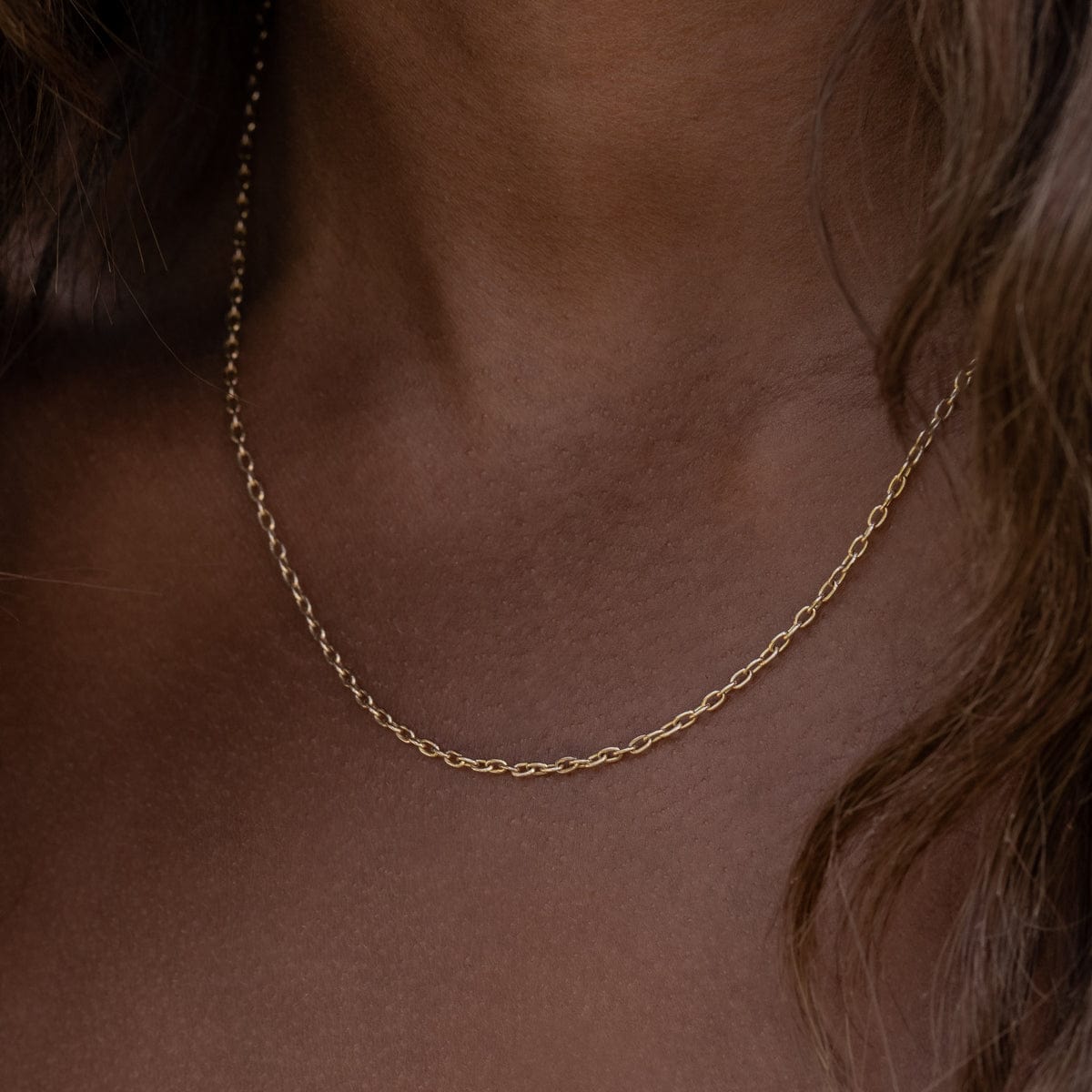 Elongated Cable Chain Necklace - Dainty Gold & Silver Layering Jewelry for Women | Perfect for Everyday Wear, Layering & Gift Giving