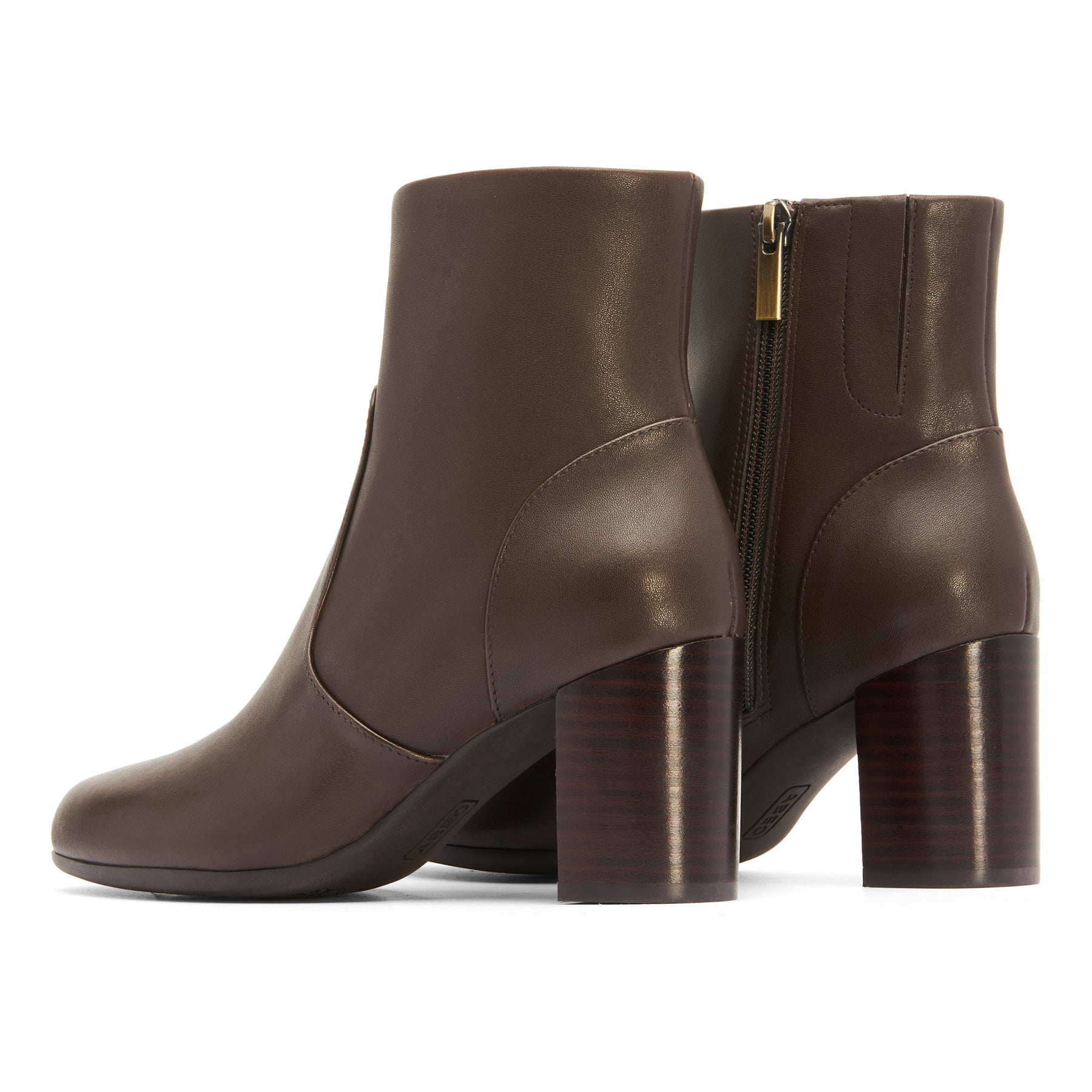 ABEO Tempo Ankle Boots for Women - Dark Brown Leather Comfortable Walking Shoes - Perfect for Work, Travel & Everyday Wear