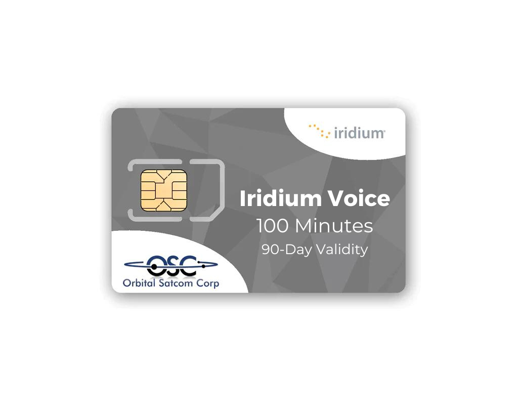 Iridium Satellite Phone Prepaid SIM Cards - Global Coverage for Remote Communication, Emergency Use & Outdoor Adventures
