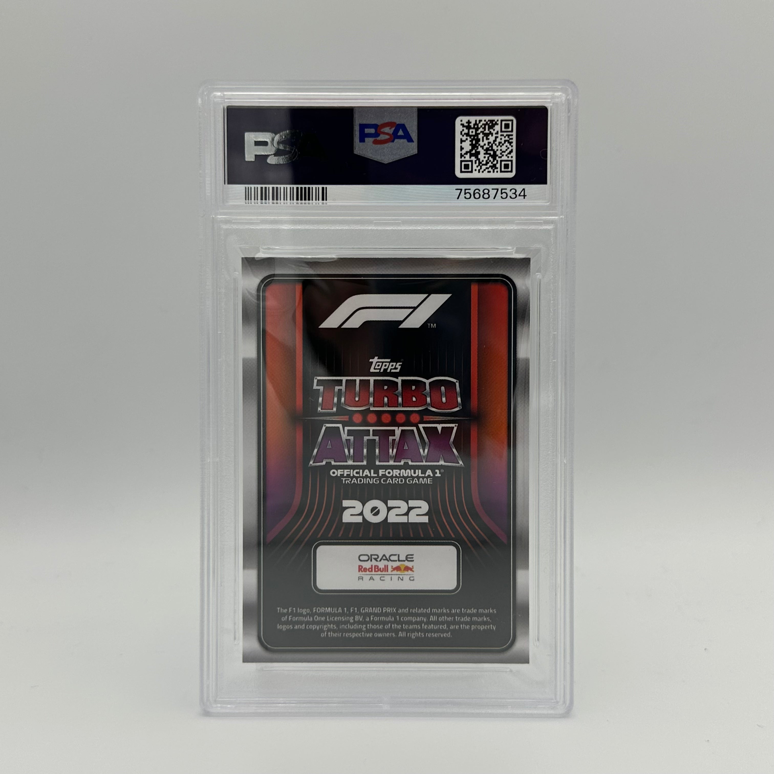 PSA 8 Graded MAX VERSTAPPEN #MV1 SIGNATURE STYLE Trading Card - Rare Collectible for F1 Racing Fans & Sports Memorabilia Enthusiasts (Perfect for Display, Investment, or Gift)