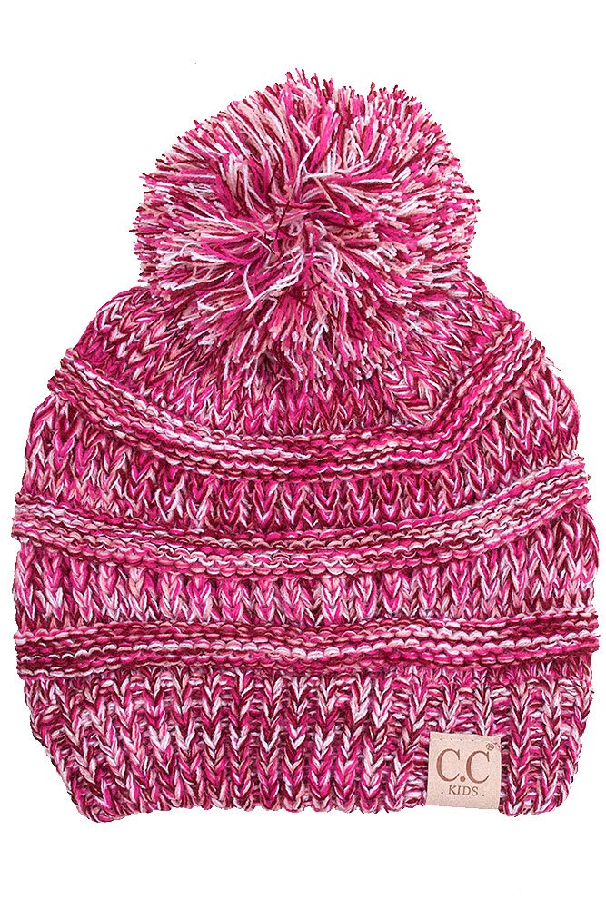 ScarvesMe CC Kids Baby Toddler Ribbed Knit Beanie Cap - Warm Winter Hat for Boys & Girls - Perfect for Snow Play, Outdoor Activities & Cold Weather Protection