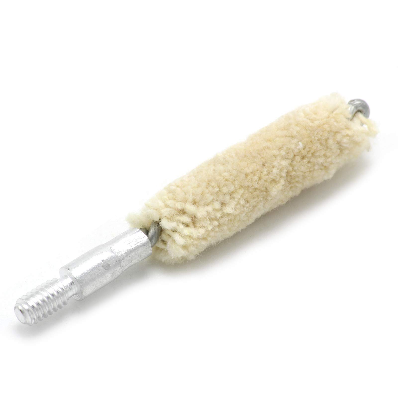 5-Piece 9mm Rifle & Pistol Gun Cleaning Brush Kit - 8-32 Thread Cotton Mop Brushes for Firearm Maintenance & Range Use