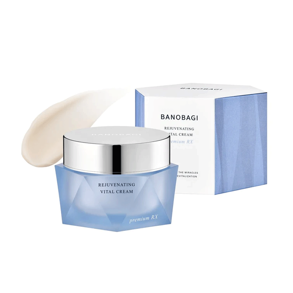 BANOBAGI Rejuvenating Vital Cream 50ml - Anti-Aging Moisturizer for Face & Neck - Hydrating & Firming Skincare for Women & Men - Perfect for Night Routine & Dry Skin Care