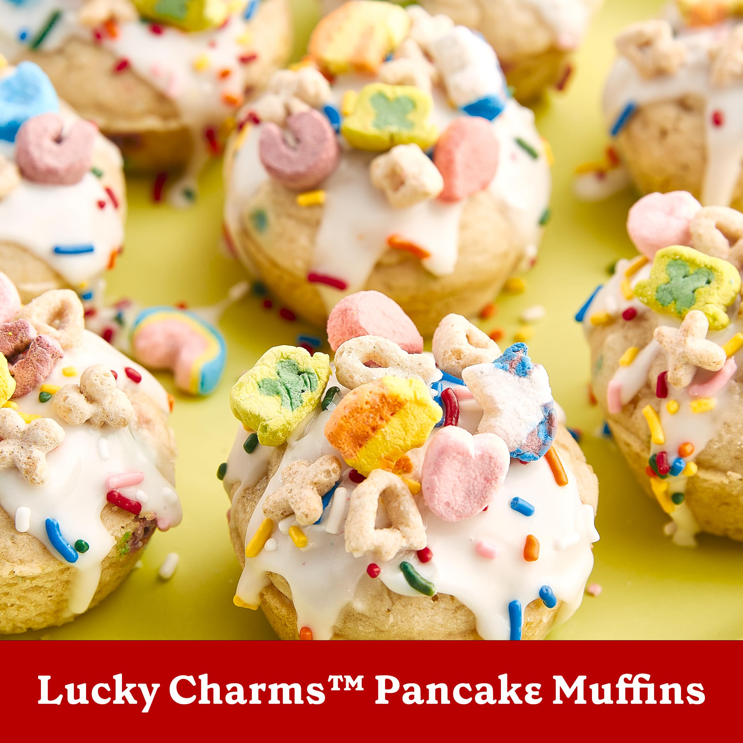 Lucky Charms Cereal Bowl Packs - 96 Count | Convenient Breakfast Solution for Kids, Office Snacks & On-the-Go Eating
