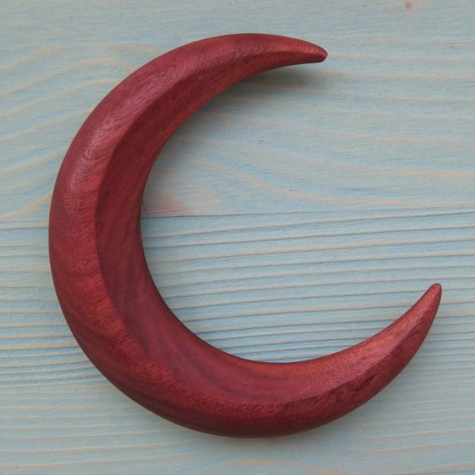 Hand Carved Wooden Hair Fork for Women - Large Size Solid Color Hair Accessory for Bun & Updo Hairstyles - Perfect for Weddings, Parties & Everyday Elegance