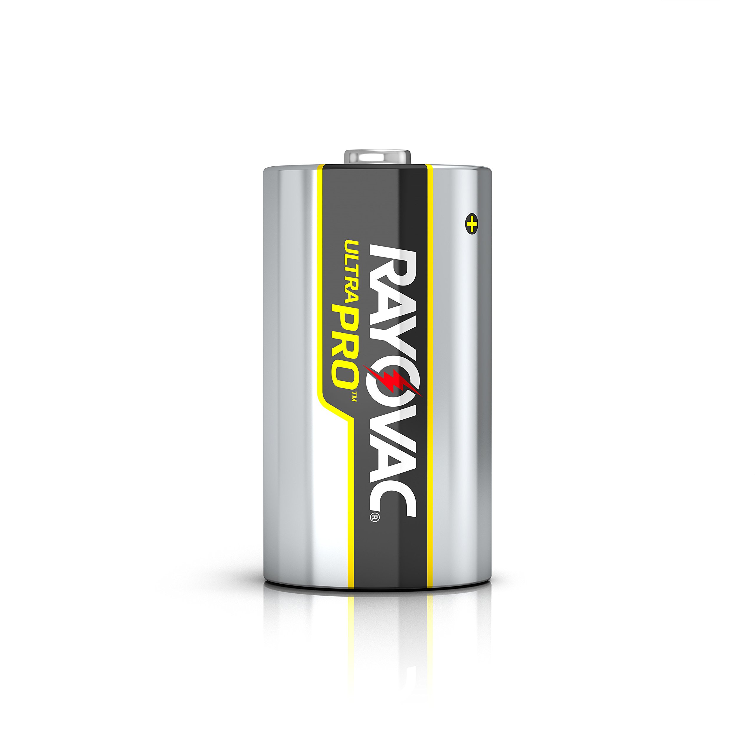 Rayovac C Batteries 12-Pack - Ultra Pro High-Performance C Cell Batteries for Flashlights, Toys, Clocks & Electronic Devices - Long-Lasting Power Supply
