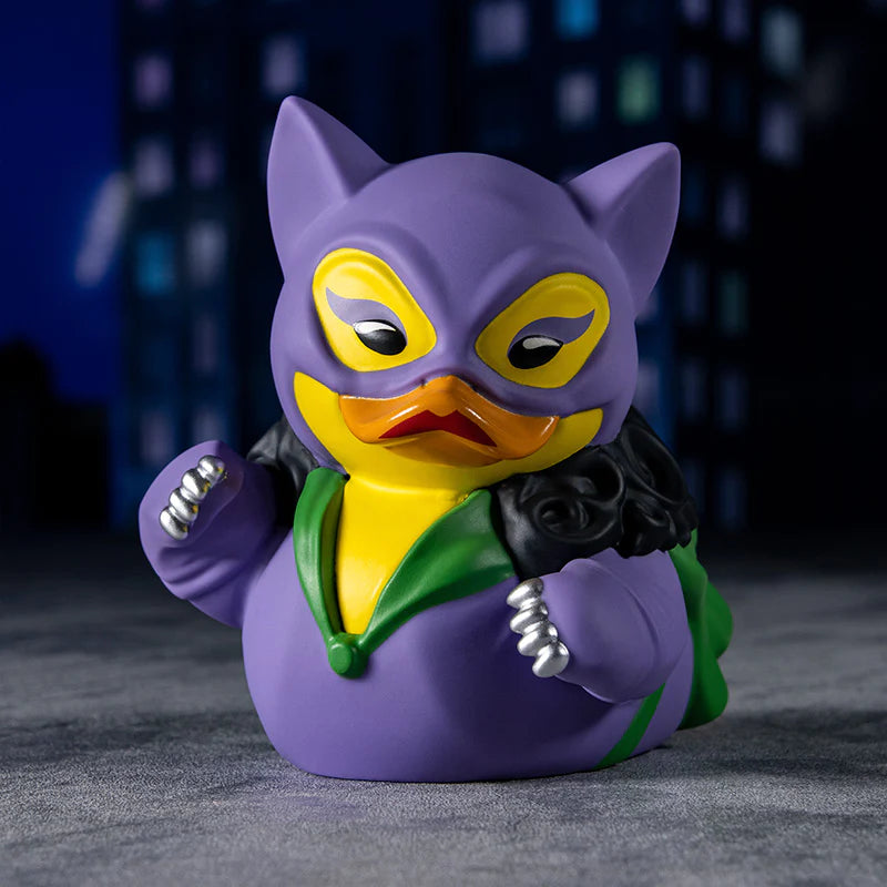 DC Comics Catwoman TUBBZ Cosplaying Duck Collectible Figure - Perfect for Superhero Fans, Collectors, and Home Decor
