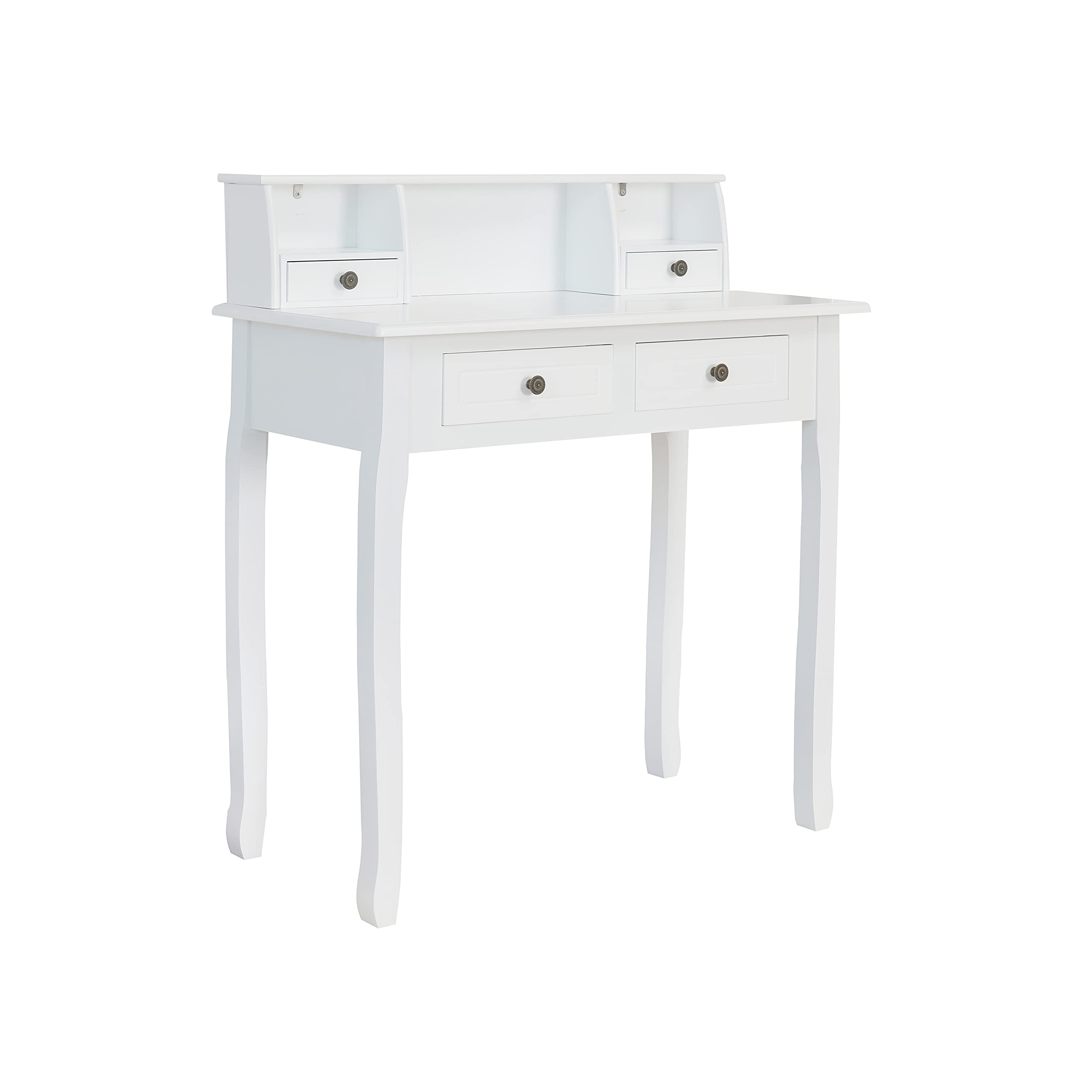 Kids Study Desk with Hutch & Storage - Children Writing Desk for Home & School