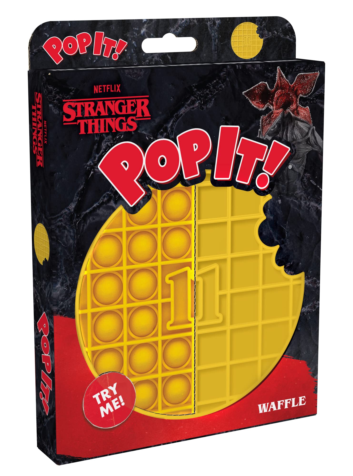 Buffalo Games Pop It Stranger Things Waffle Sensory Fidget Toy - Stress Relief & Anxiety Relief for Kids & Adults - Perfect for Home, Office, School & Travel