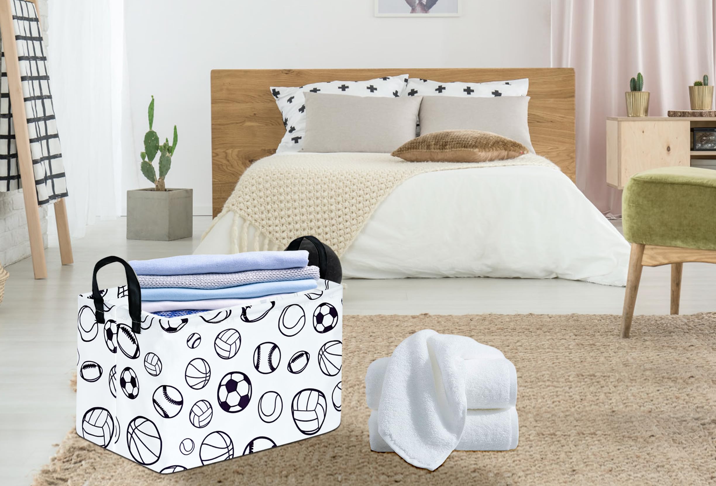 Waterproof Toy Storage Bin - Nursery Hamper & Kids Room Organizer for Toys, Laundry, and Home Decor - Perfect for Baby Gifts, Closet Shelves & Bedroom Baskets (Ideal for Playrooms, Daycares & Family Homes)