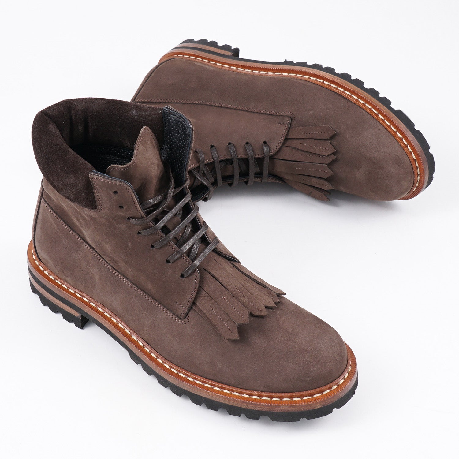 Kiton Soft Matte Calf Leather Boots for Women - Waterproof Ankle Boots with Comfortable Cushioning - Perfect for Fall, Winter, Hiking & Outdoor Activities