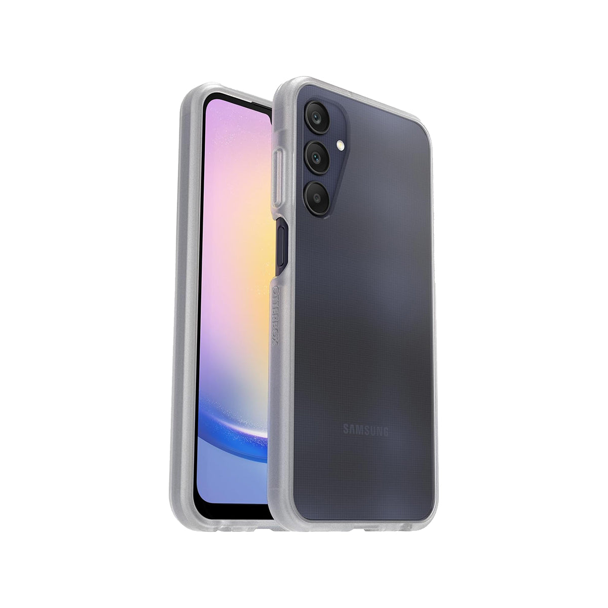 OtterBox Sleek Clear Protective Phone Case for Samsung Galaxy A25 - Shockproof & Scratch-Resistant Cover for Everyday Use, Work, and Outdoor Activities