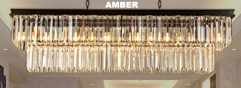 Anna Crystal Chandelier - Elegant Modern Ceiling Light Fixture for Dining Room, Living Room & Bedroom | Perfect for Home Decor & Wedding Venues