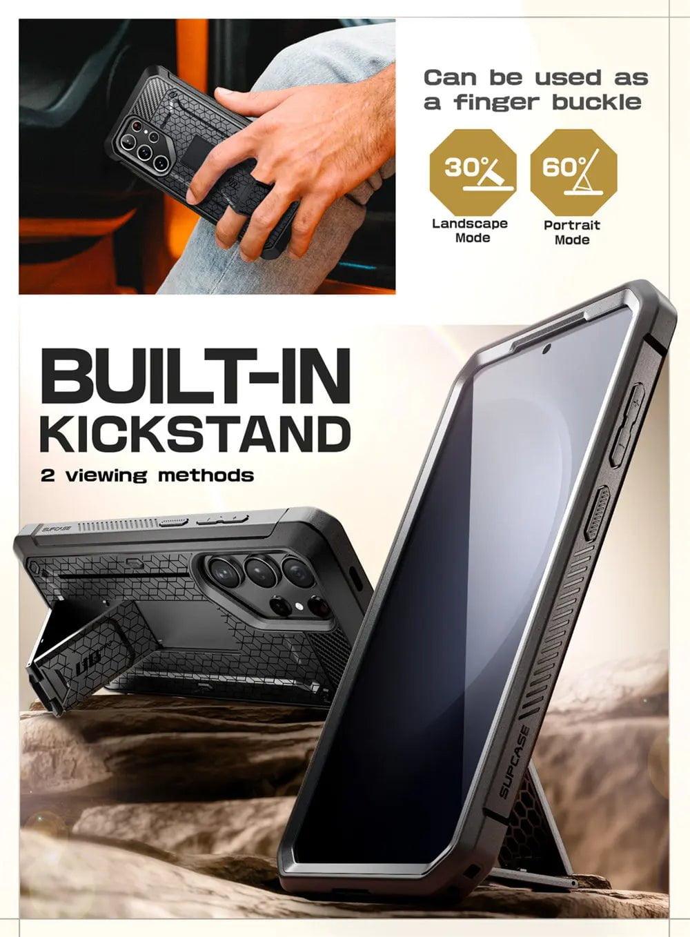 Samsung Galaxy S24 Ultra Case - Supcase UB Pro Full Body Dual Layer Protective Cover with Kickstand | Shockproof & Drop Protection for Everyday Use & Outdoor Activities