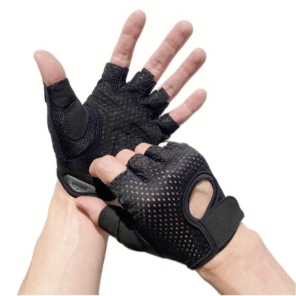 KEYDUACU Breathable Gym Gloves for Men & Women - Weight Lifting, Workout, Training Gloves with Enhanced Grip - Perfect for CrossFit, Powerlifting & Gym Sessions