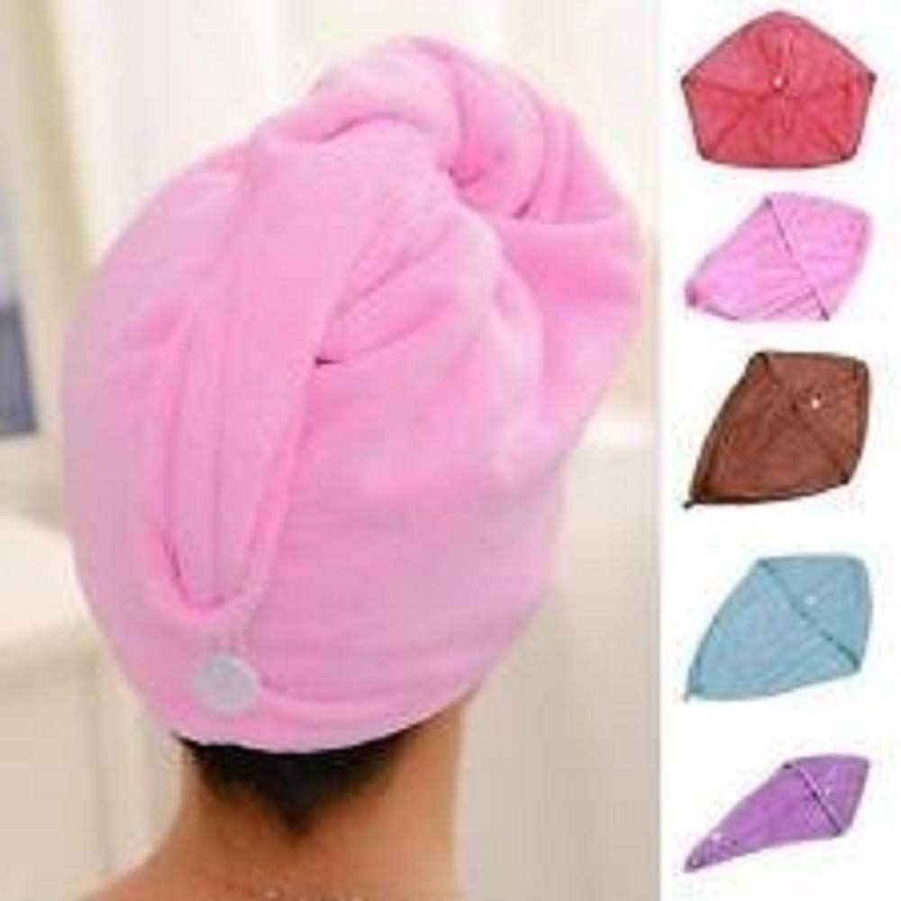 Kytaste Microfiber Hair Towel Wrap - Quick Dry Hair Turban for Women, Soft & Absorbent Shower Cap, Perfect for Post-Wash, Swimming, Spa & Salon Use