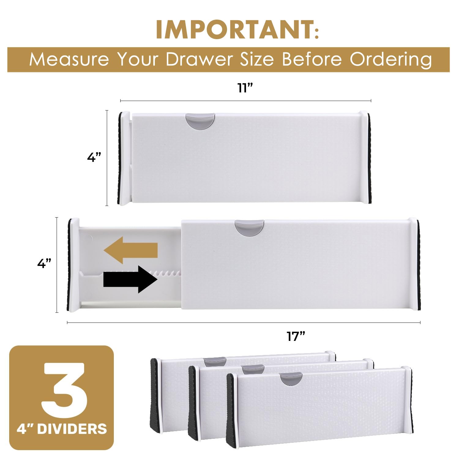 Adjustable Drawer Organizers 4