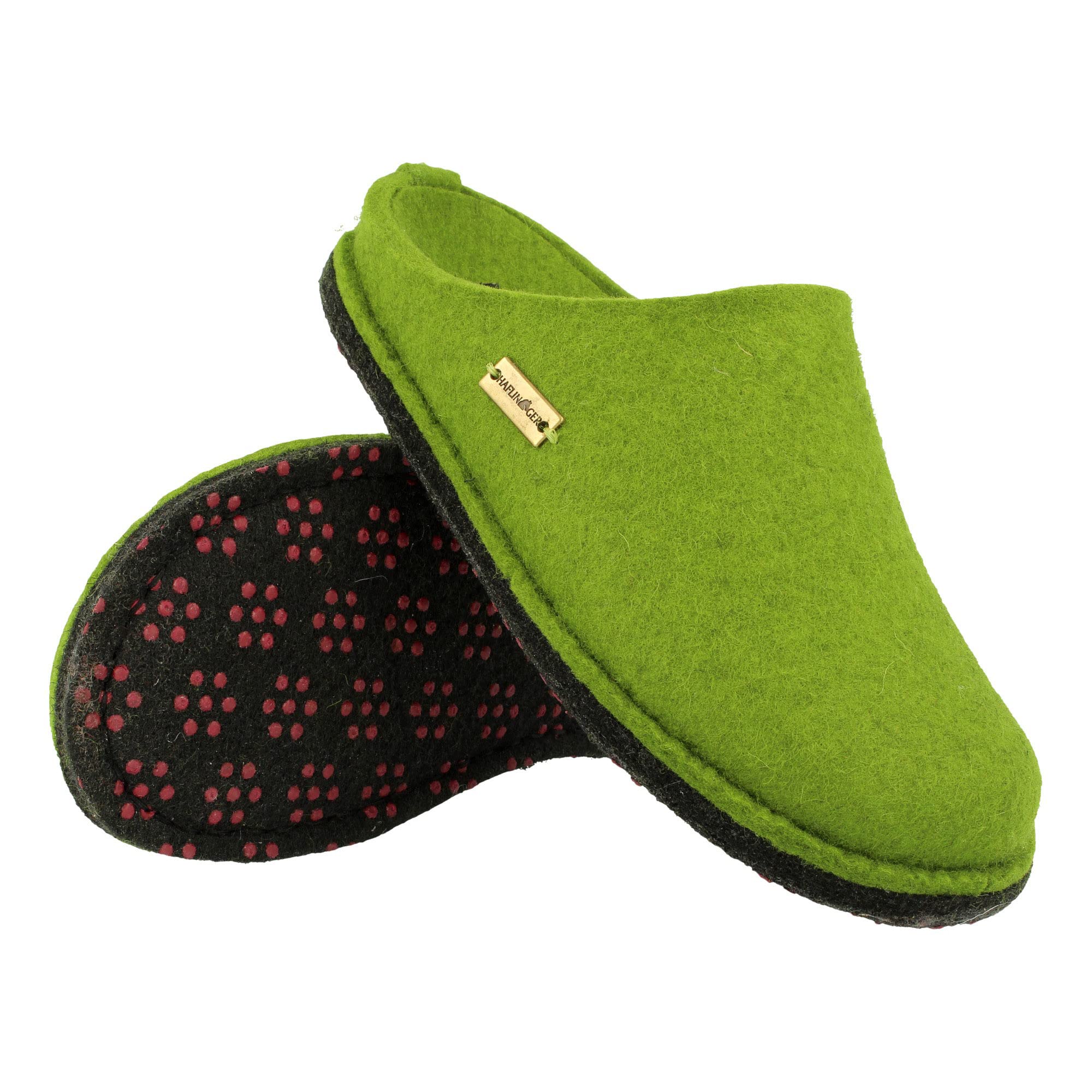 HAFLINGER Unisex Soft Felt Slippers - Cozy Home & Spa Comfort